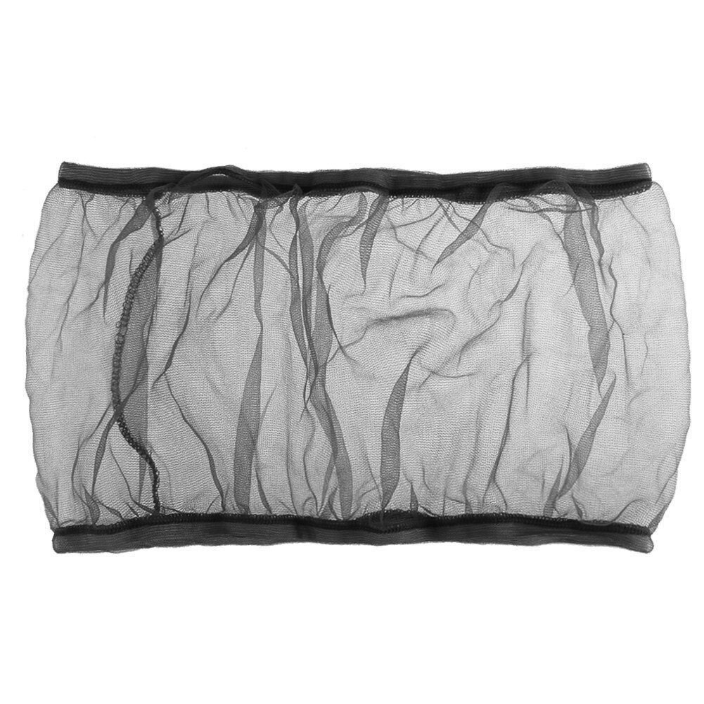 Nylon Mesh Bird Cage Cover Dust Proof Skirt Net Bird Cage Parrot Cage Net Easy Cleaning Seed Catcher Guard Pet Accessories: Black / L