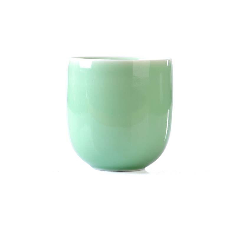 160ml japonês longquan celadon teacup kung fu chá conjunto boutique copo mestre artesanal porcelana tigela de chá cerâmica criativa saquê copo: B