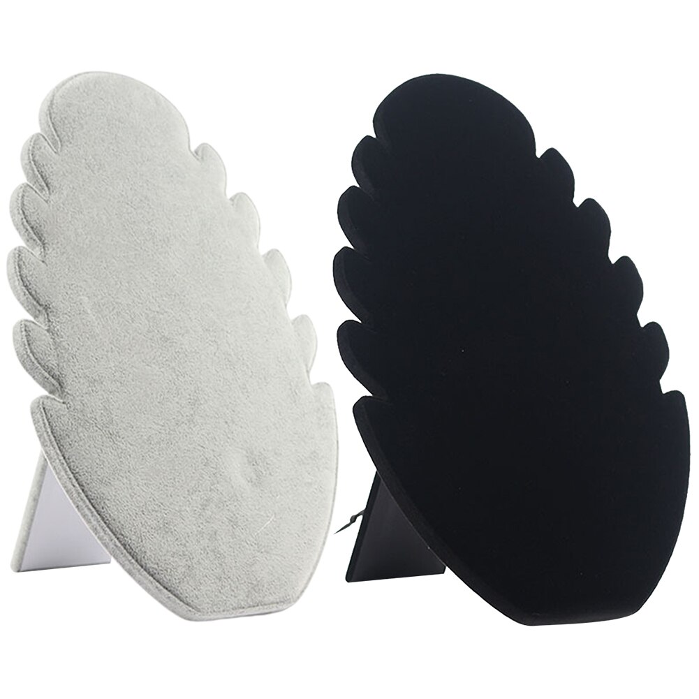 Hjem halskjede display stativ smykker hylle butikk plassbesparende kjede armbånd arrangør anheng kvinner fløyels bord show rack