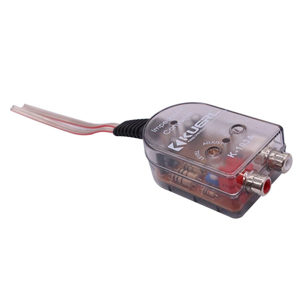 Output Speaker Universal Audio Converters Easy Installation Stable Durable Signal Car Stereo Amplifier High To Low Level
