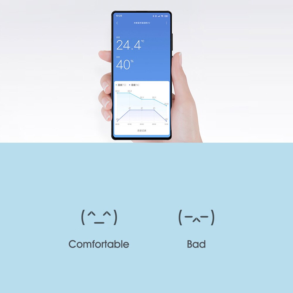 4 stk mi xiaomi bt termometer 2 trådløst håndteret smart elektrisk digitalt hygrometer fugtsensor arbejde med mijia app batteri