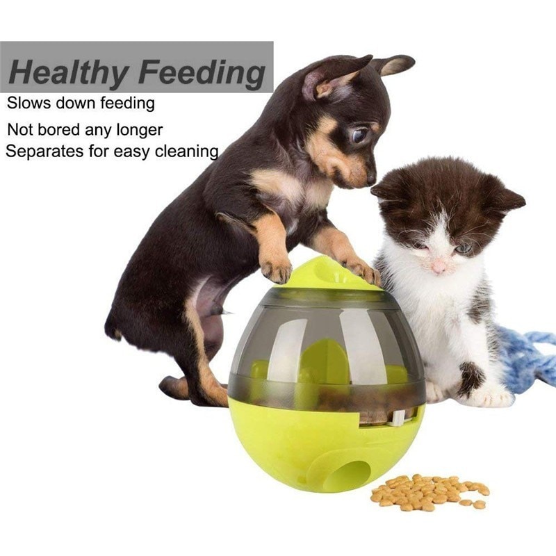 Interactive Dog Toys Gourd Shape IQ Food Ball Toy Smarter Food Dogs Treat Dispenser For Dogs Cats Playing Training Pets Supply