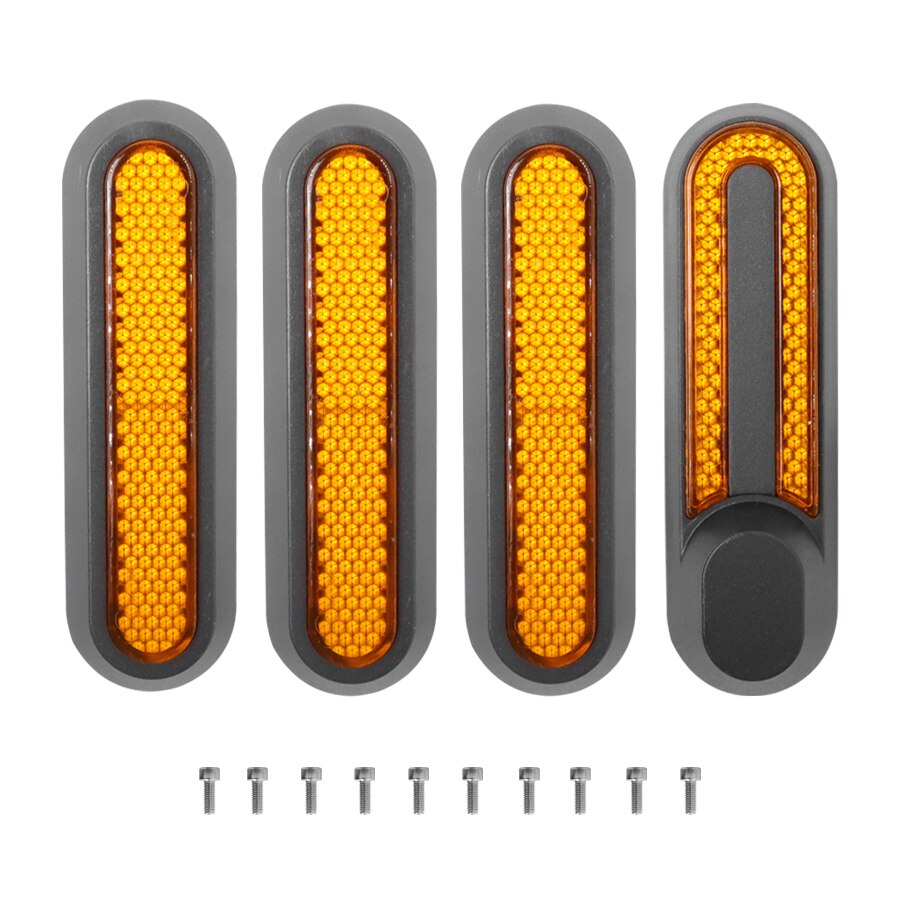 Capa protetora para rodas, escudo de proteção para scooter m365 pro2 pro 1s, acessórios para scooter: YELLOW