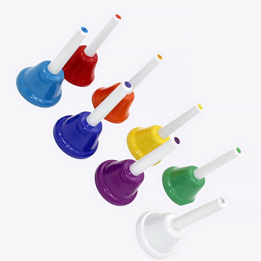 Instrument de jouet de musique d'enfant enfants 8 pièces/ensemble jouet d'éducation précoce 8-Note RFID bloquant la cloche de main