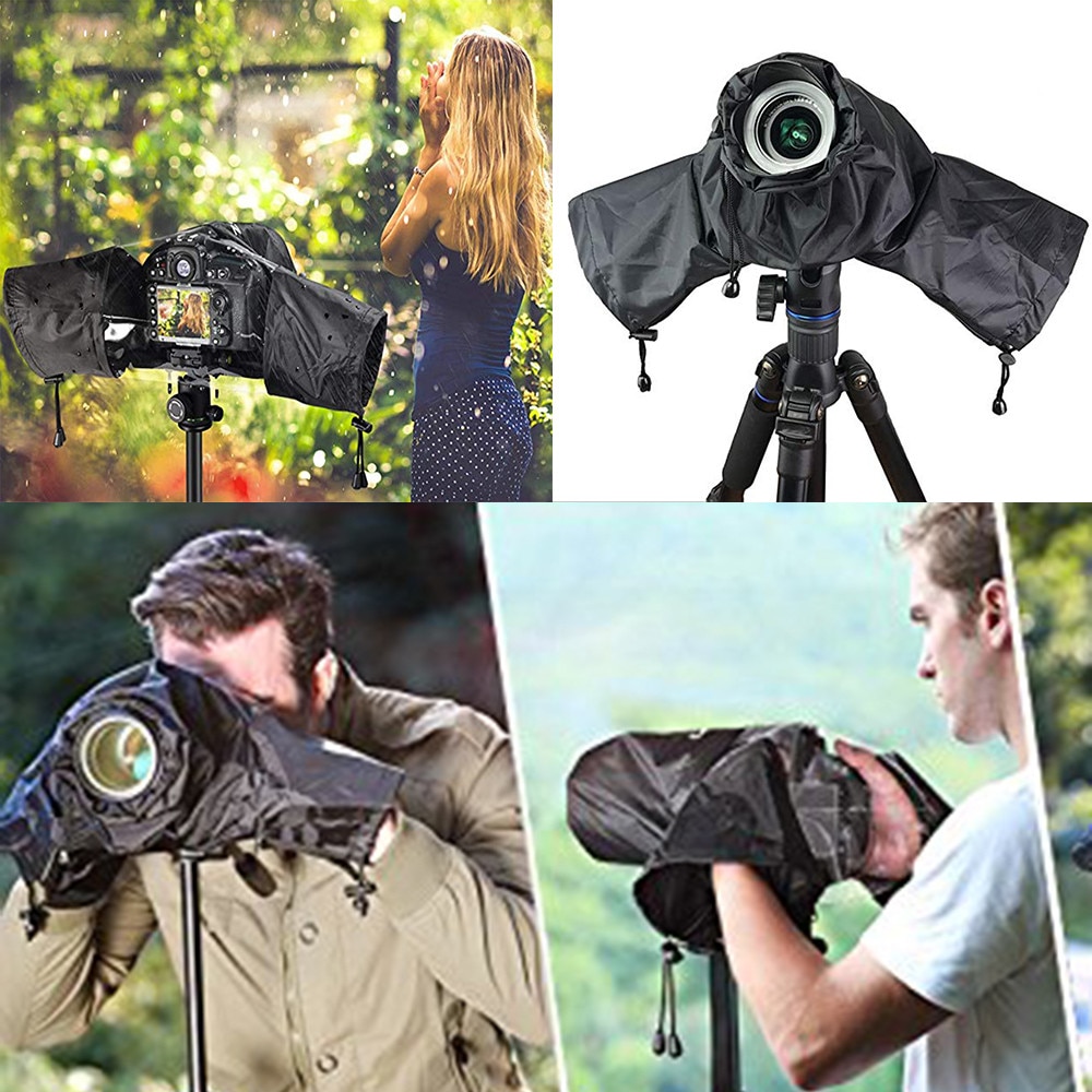 General purpose Waterproof Rain Cover Camera Protector for And DSLR Cameras Waterproof Camera Cover PVC Rain #C