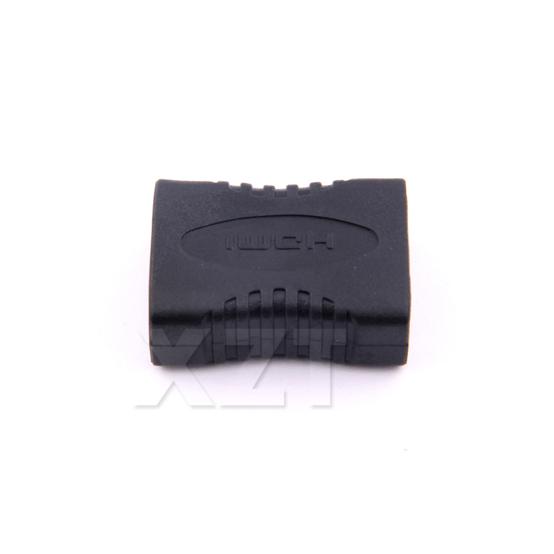 2 pçs cabo extensor 1080p 4k * 2k 3d hdmi-fêmea compatível ao acoplador fêmea do conector do marceneiro adaptador banhado a ouro para a tevê do portátil
