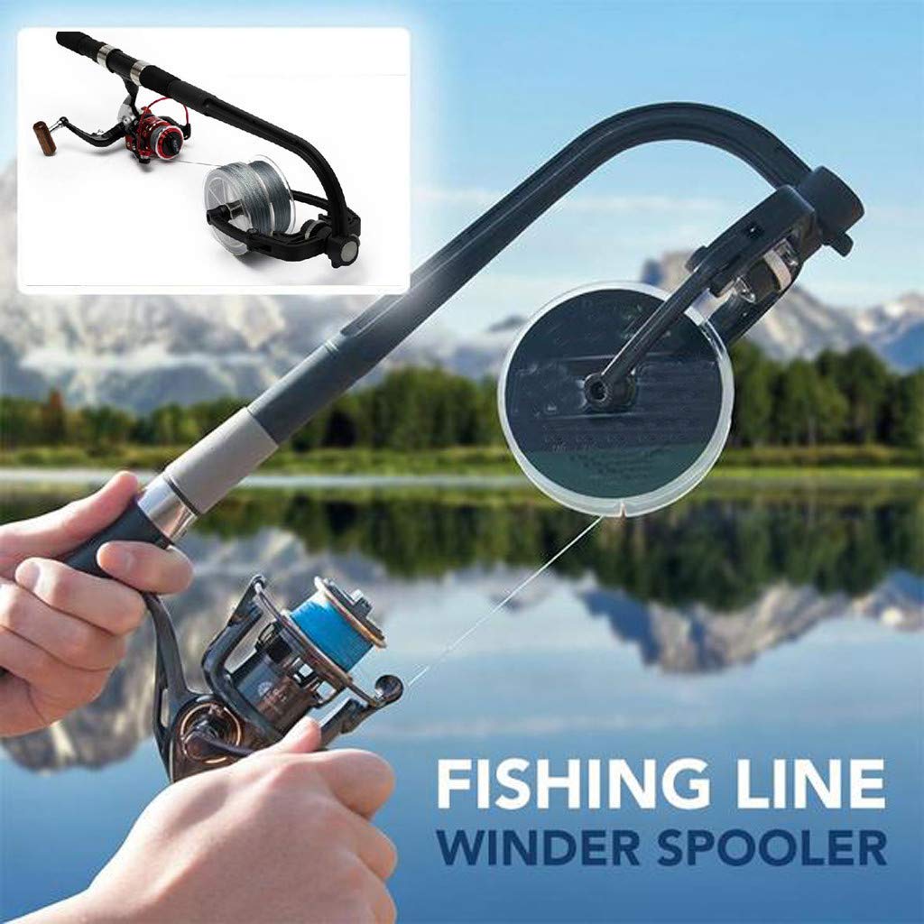 Fishing Tools Portable Fishing Line Spooler Spooling Reel Winder System Tool
