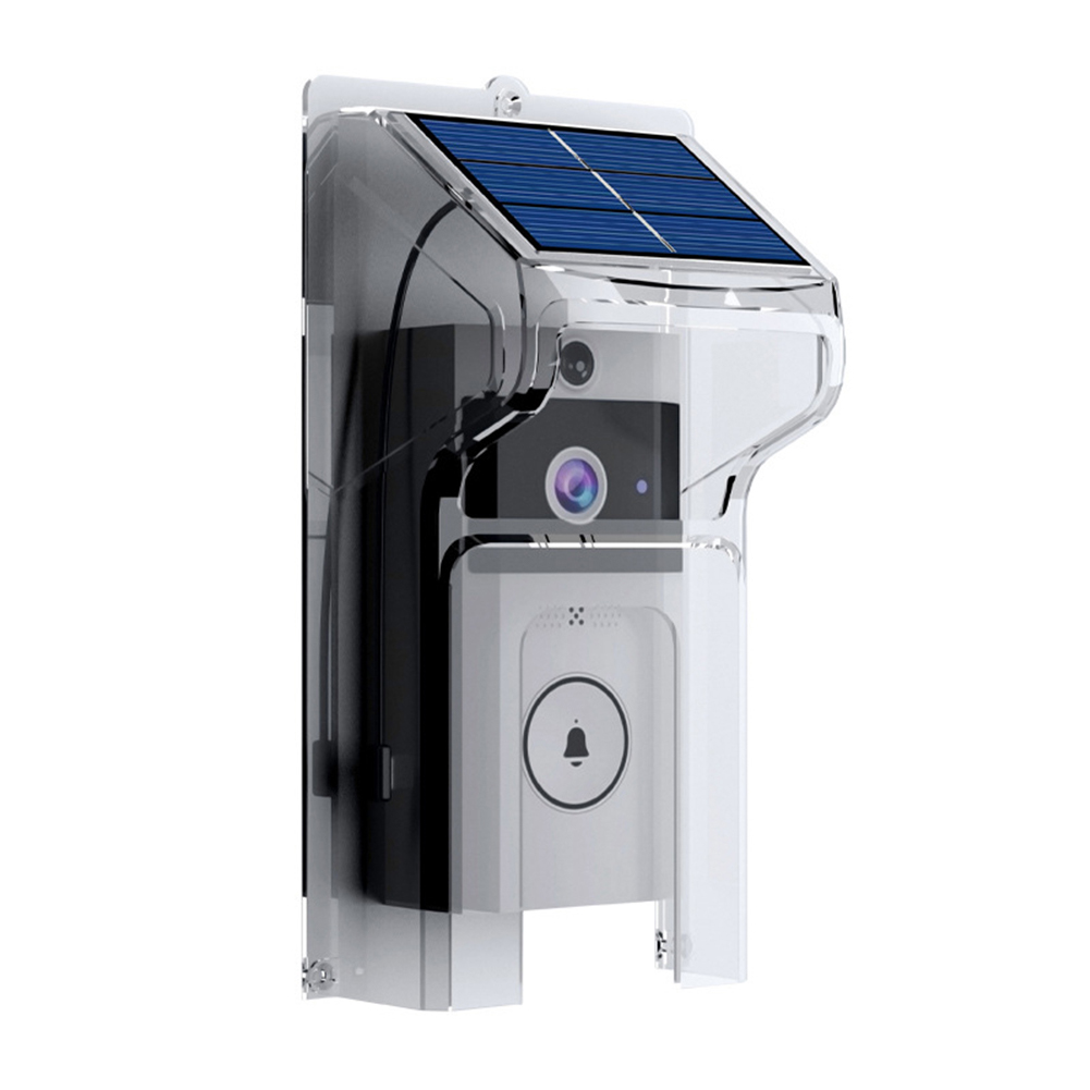 Solar Doorbell Rain Cover - Waterproof Outdoor Protection - For Video Doorbells & Motion Detectors