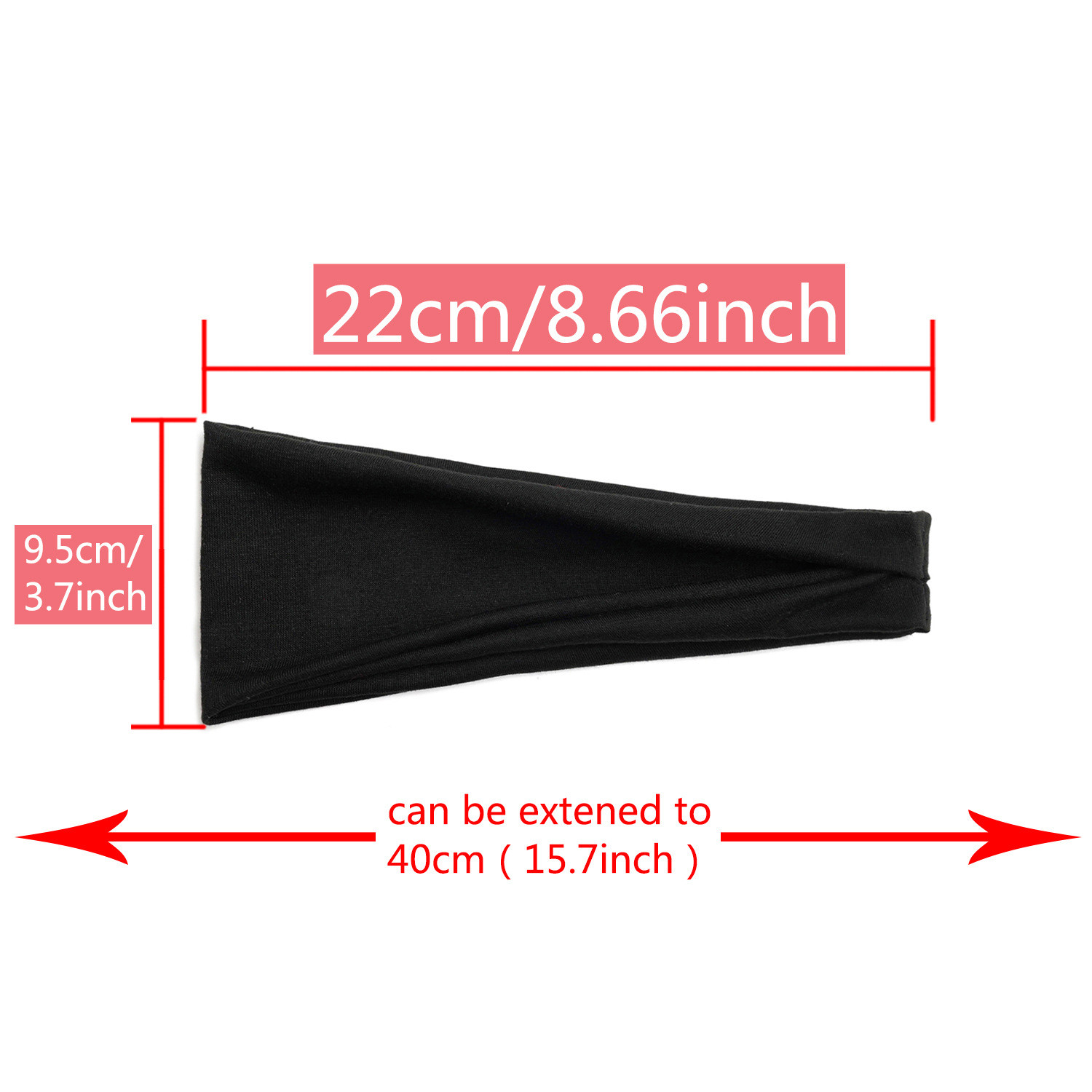 Diademas antideslizantes para mujer, banda para el sudor, bandas elásticas suaves para la cabeza, deporte, entrenamiento, Yoga, correr, viaje, accesorios para el cabello