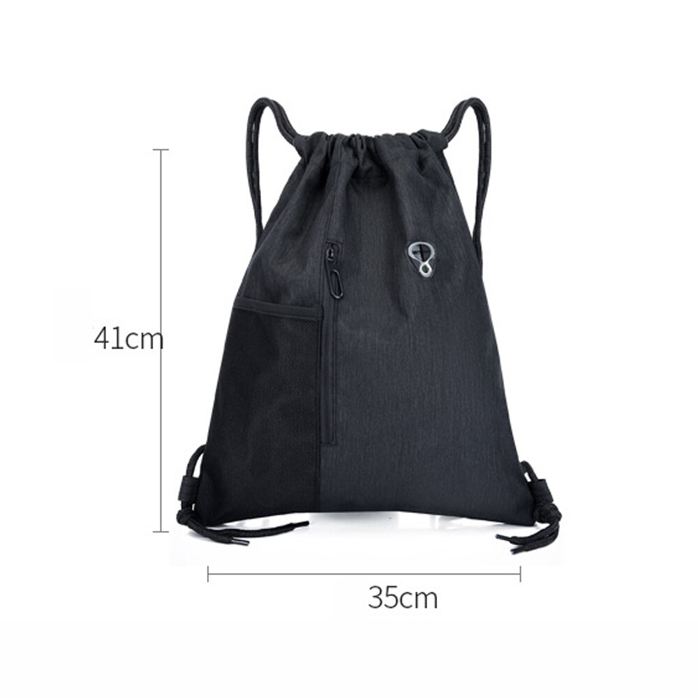 YIXIAO Outdoor Waterproof Training Sports Backpacks Fitness Drawstring Storage Casual Rucksacks Gym Bag Knapsack SJ0161