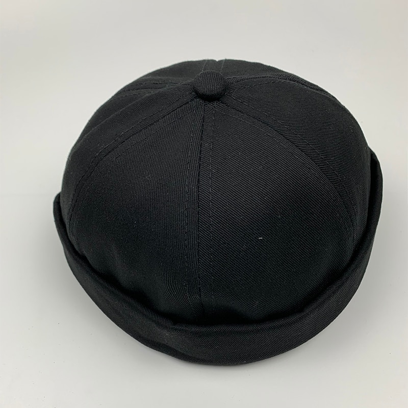 Män casual sjöman mekaniker biker hatt mössa dödskalle keps bräddlös keps unisex pumpa vintage marin mössor