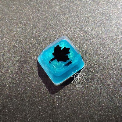 1pc handmade resin keycap for MX switch mechanical keyboard keycaps for black Ice Skin backlit key cap: model 2