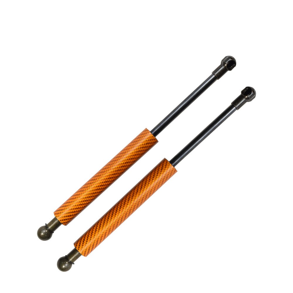 for Subaru Impreza WRX STI Forester Front Bonnet Hood Car Gas Struts Spring Lift Support Damper 469mm: Orange carbon fiber