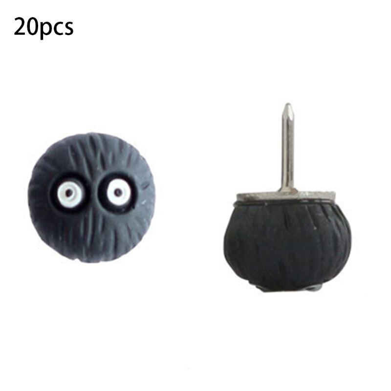 20PCS Thumbtack Decorative Thumb Tacks Pushpin Cute Three-dimensional Push Pins Stationery Office Binding Supplies Pin: B