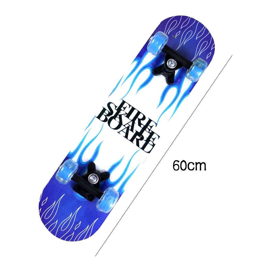 Maple Skateboard 7-layer Long Board Rocker Skateboard Adult Maple Board Double Warped Skateboard Four-wheel Skateboard #4