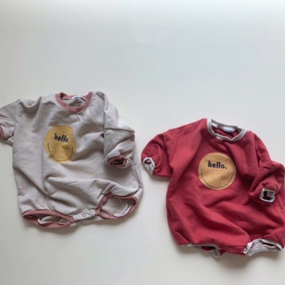 Outono inverno bebê bodysuit novo bebê menino menina roupas quentes infantil dos desenhos animados manga longa macacão 6-24m roupas recém-nascidos