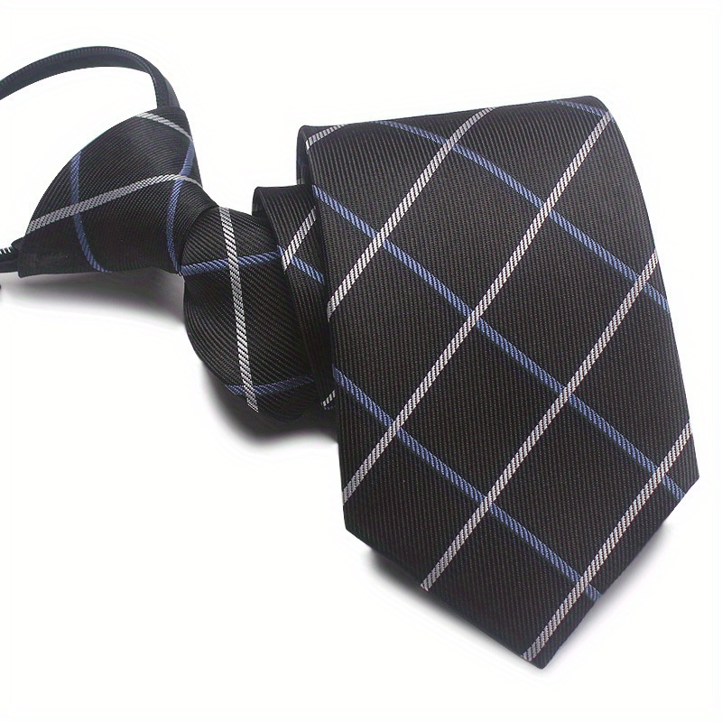 Easy Pull Polyester Lazy Tie1pc 7cm/2.75inch Convenient Tie Business Casual: Yellow