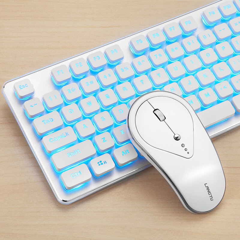 2.4G Wireless Gaming keyboard and mouse set Silent Button Rechargeable wireless keyboard and mouse gaming set wireless keyboard