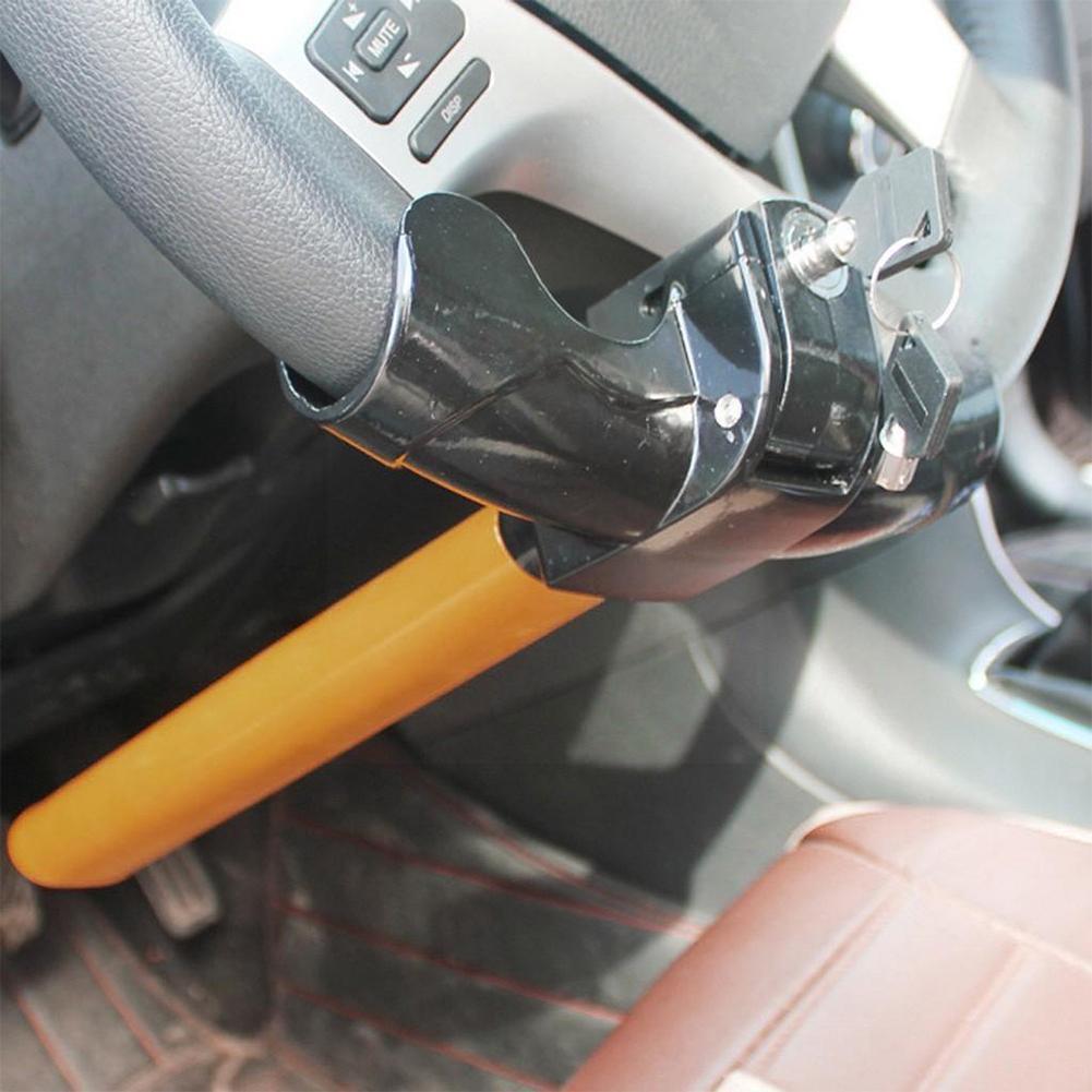 Universal Car Steering Wheel Lock Heavy Duty Anti-Theft Lock Security Wheel Enhance Car/Van Rotary Auto Steering Security P8Q8