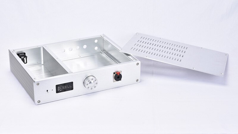 KSA-5 Zilver Alle Aluminium Hoofdtelefoon Versterker Chassis Power Amp Behuizing Mini Versterker Case DIY Doos