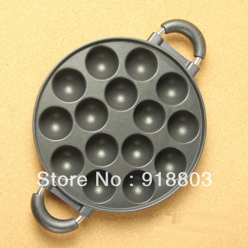 Nederländska pannkakor poffertjes pan iron mold