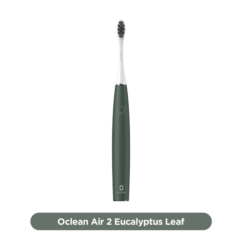 Oclean-cepillo de dientes eléctrico inteligente Air 2, dispositivo de limpieza dental sónico, carga rápida, IPX7, sin ruido, los últimos 40 días: Eucalyptus Leaf