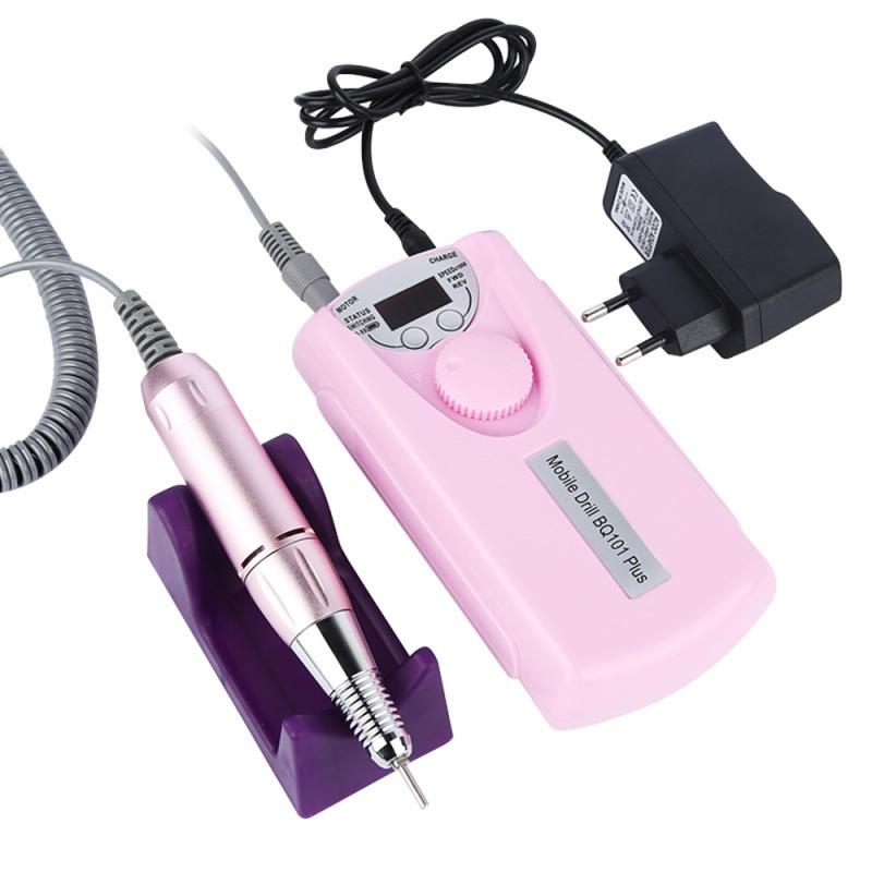 Mini taladro eléctrico de uñas, máquina de manicura con cabezal de pulido para pedicura, pedicura, lima de uñas, herramienta de taladro, conjunto de herramientas
