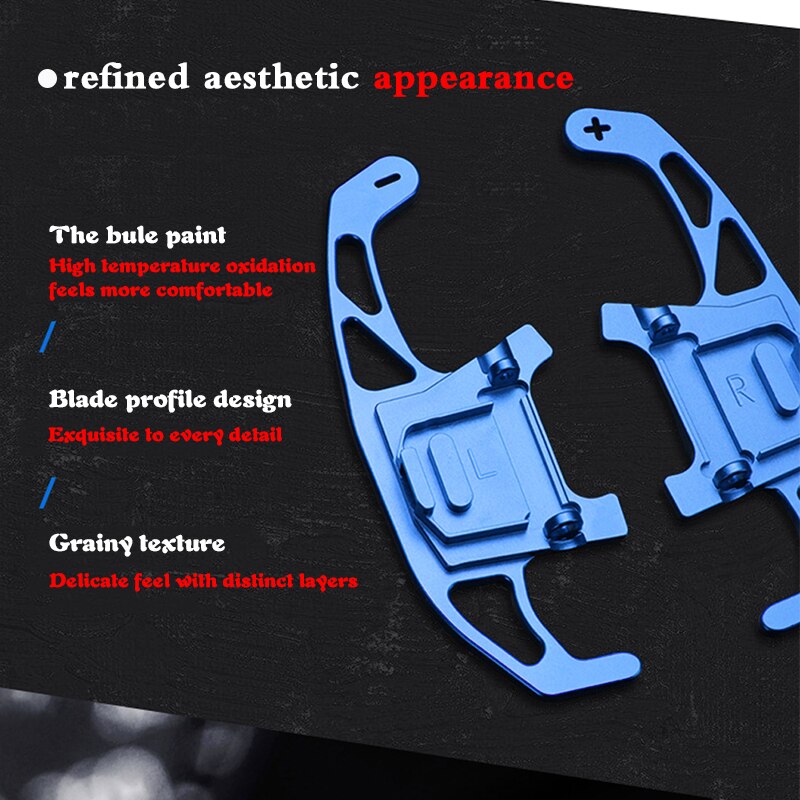 Aluminum Car Steering Wheel DSG Gear Shift Paddle Shifter Extension For VW Golf Jetta GLI Polo GTI MK7 Accessories