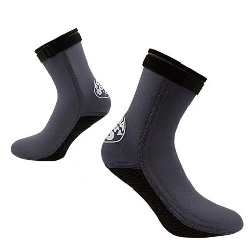 1 par 3mm Unisex de buceo neopreno Scubaing surf snorkel calcetines de baño botas deportes al aire libre accesorios: Grey / S