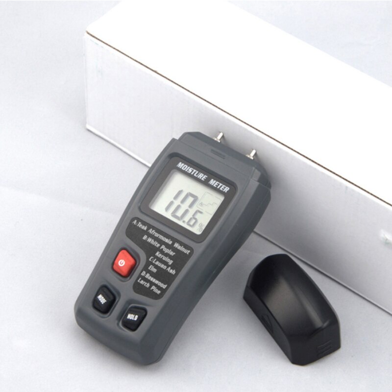 EMT01 Portable Wood Moisture Meter Hygrometer Timber Tree Density Digital Electrical Tester Measuring wooding tool MT10