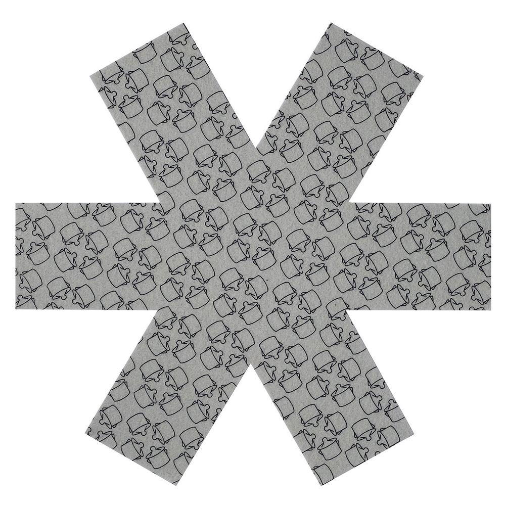 3Pcs/6Pcs/8Pcs Pot Pan Non-slip Scratch-proof Mat Protector Pads Divider Table Separator Set Kitchen Cookware Tools 30E: 3PCS C