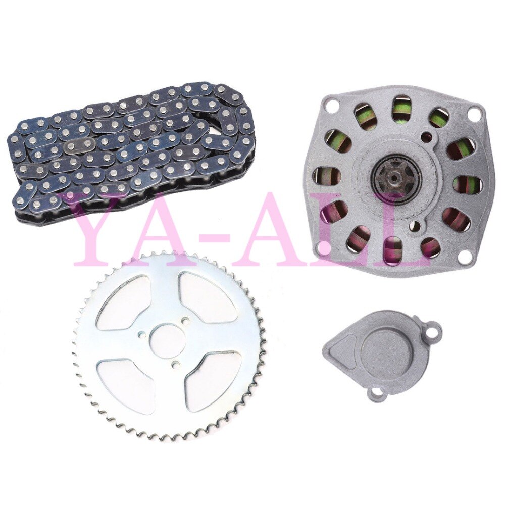 49cc 6T Clutch Drum Bell Housing +T8F Chain +Sprocket 49cc Pocket Quad Dirt Bike ATV