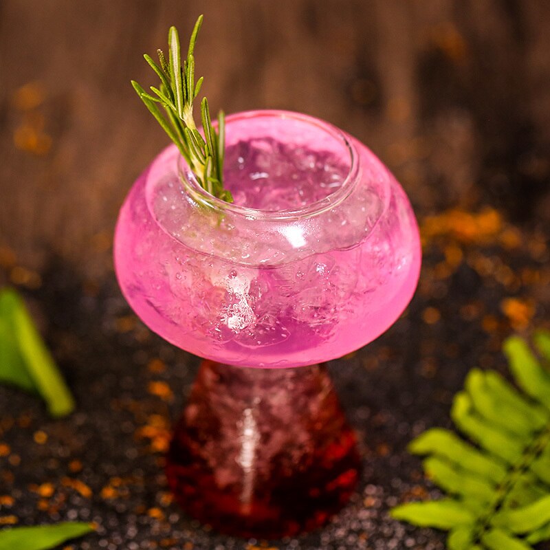 3D champignon nuage spécial verre à Cocktail pour Bar fête Swamm forme pas cher drôle secousse aigre mélangé TIKI vin Smoothies coupe