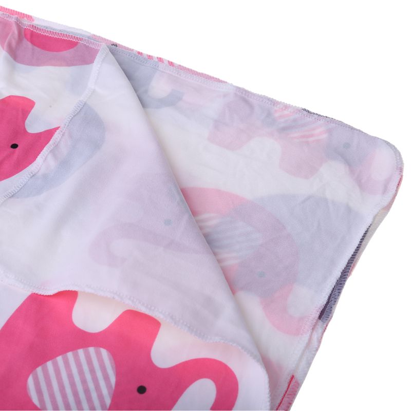 2 uds. Bonita manta para envolver dibujos animados con diadema y lazo para bebés