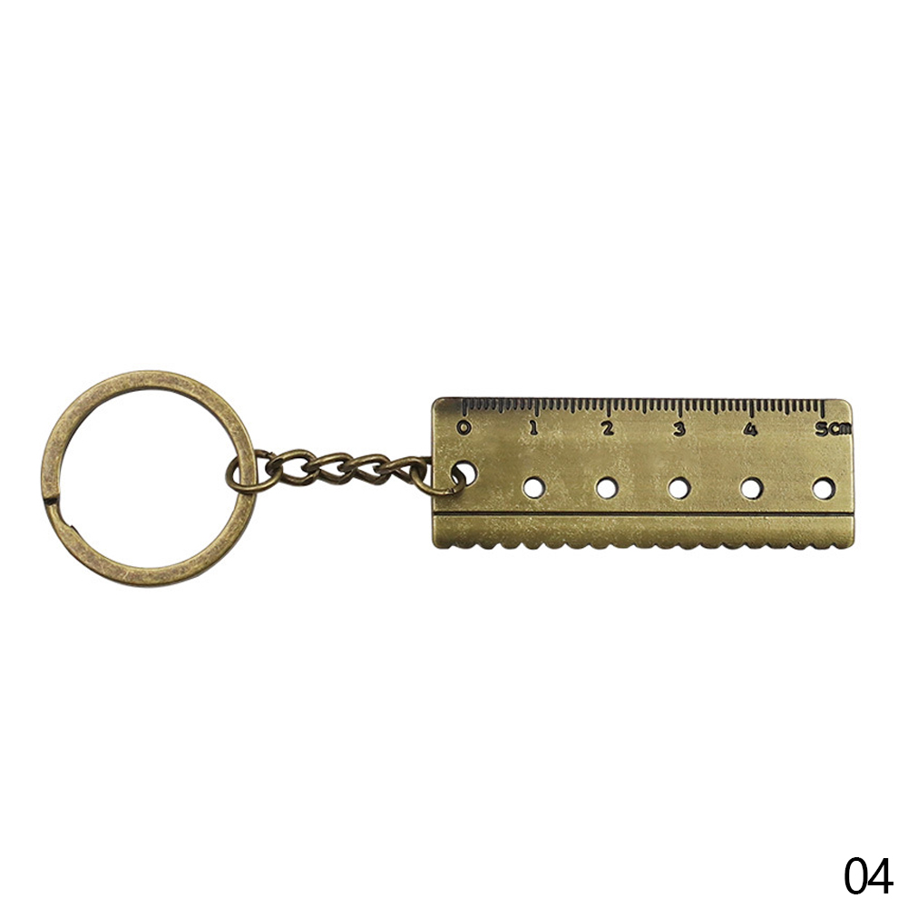 Style Measuring Tools Stainless Steel Retractable Ruler Tape Measure Keychain Key Ring Gauging Tools Keyring Pull Ruler: 04