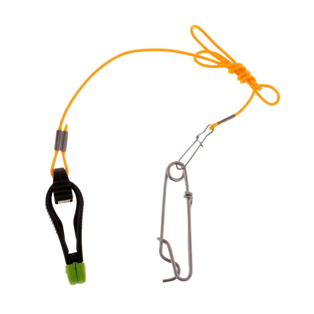 Power Grip Plus Downrigger Line Release Stacker Clips with 17" Leader &amp; Long Line Snaps