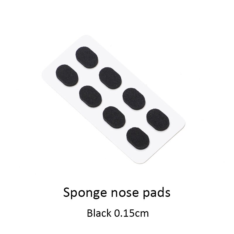 Blødt skum/silikone næsepuder selvklæbende briller eva næsepuder anti-slip briller ingen makeup næse puder briller næse puder: 4