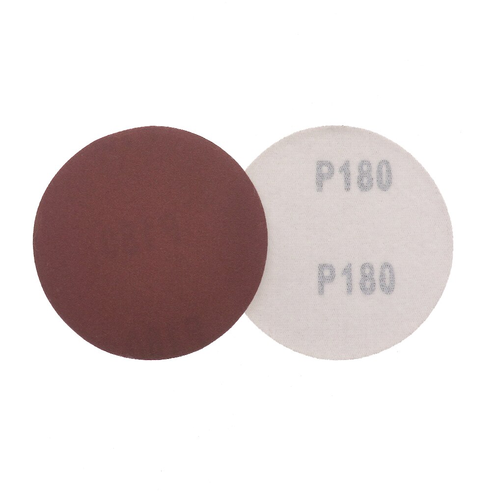 Disco de lixa para lixa de metal e madeira, 60 a 2000mm de óxido de alumínio com gancho e laço de secagem, disco de lixar metal e madeira: 180 Grit / 40 Pcs