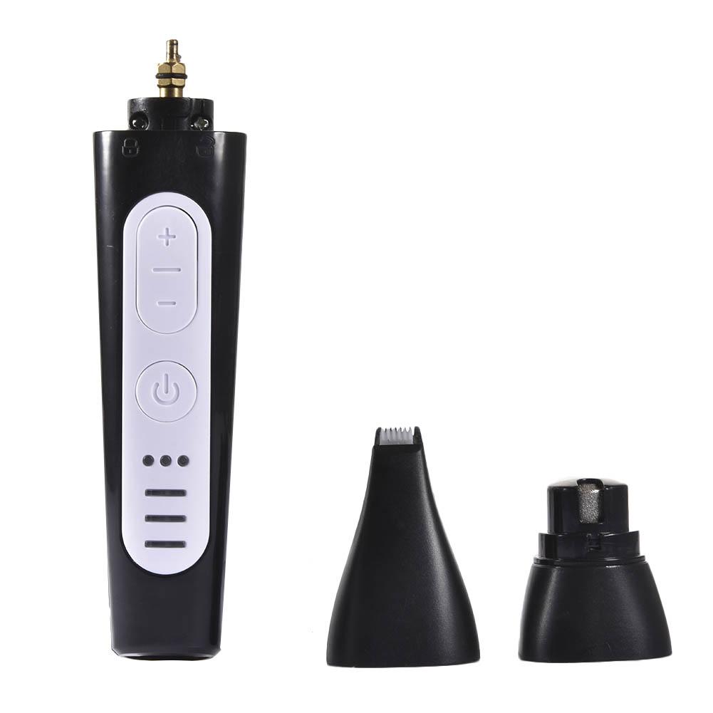 Coupe-ongles électrique 2- en -1 pour chiens et chats, puissance réglable, 3- vitesses, coupe-ongles pour animaux de compagnie