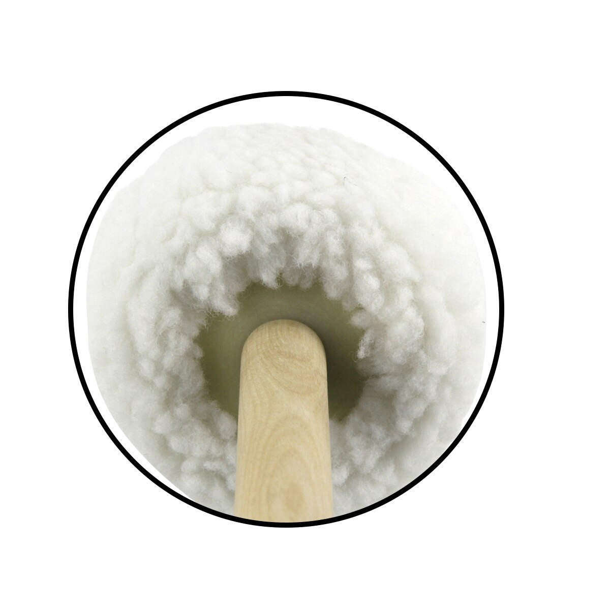 1 pièces bois Gong maillet marteau maillet tambour bâtons laine tête 55*45mm tambour maillet Instruments de Percussion pièces