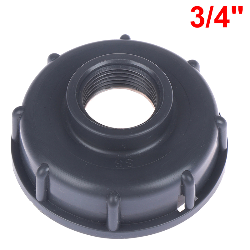 Durable Ibc Tank Fittings S60X6 Coarse Threaded Cap 60Mm Female Thread To 1/2 ", 3/4", 1 "Adapter Connector: Silver