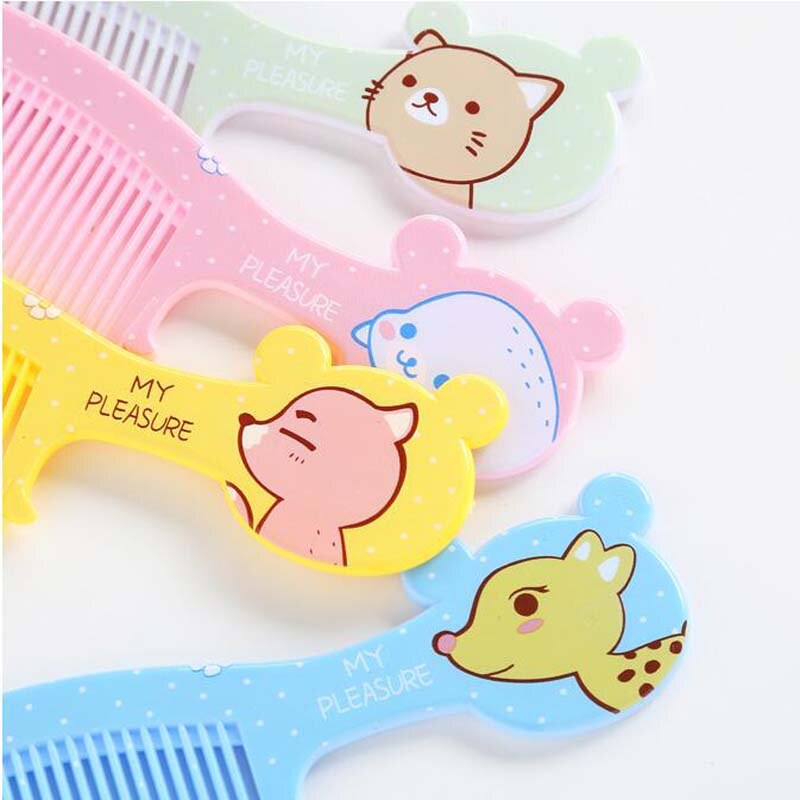 Safety Soft Baby Hair Brush Infant Comb Grooming Shower Pack Kit Color 2Pcs (1 Pcs Big + 1Pcs Small)