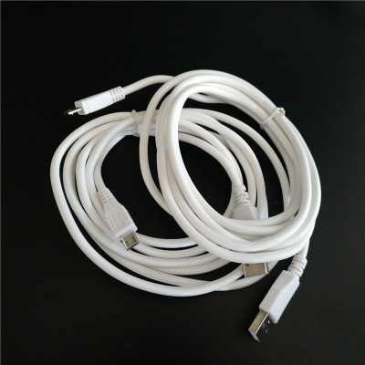 Cable Micro USB 2m teléfono móvil Micro USB Cable de datos USB Cable de carga rápida de 2.4A Cable para Samsung Huawei oneplus 3t y más