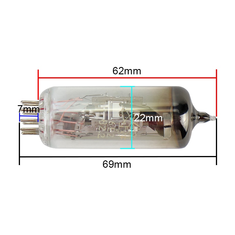 GHXAMP 6E2 Amplifier Valve Electronic Indicator Tube Replace EM84 For Enhance Amplified Speaker Tone Vacuum Tube 2pcs