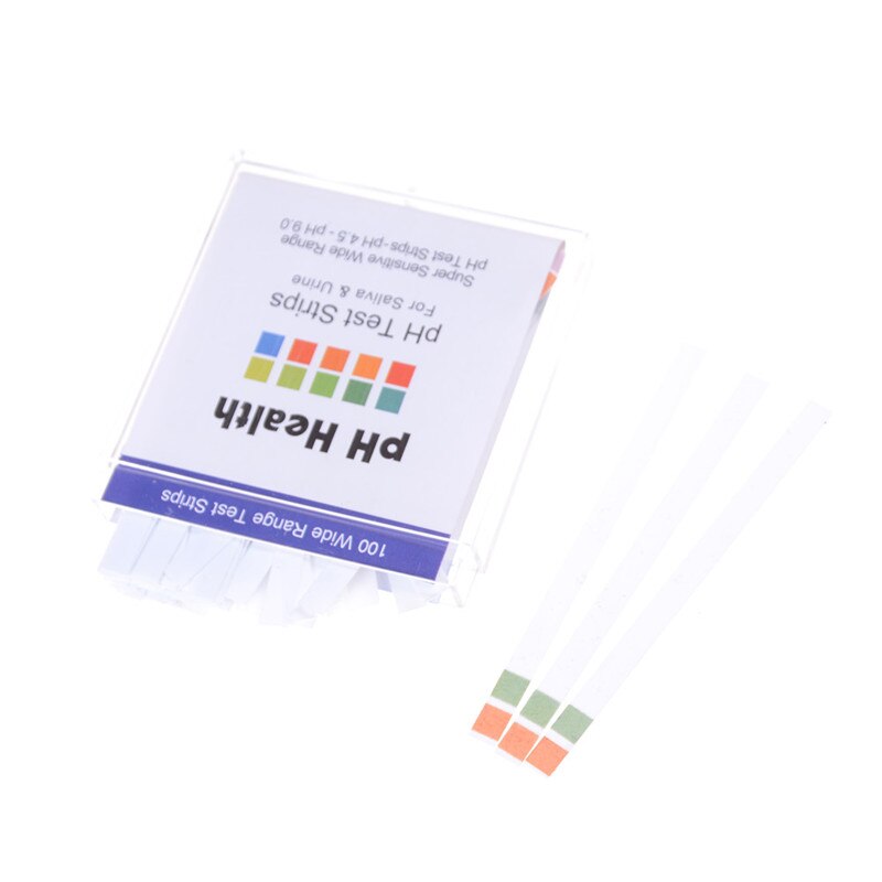100 sztuk PH 4.5 9.0 profesjonalne papierek lakmusowy paski robić testowania ph wody kosmetyki gleby papierek lakmusowy paski z kartą kontrolną