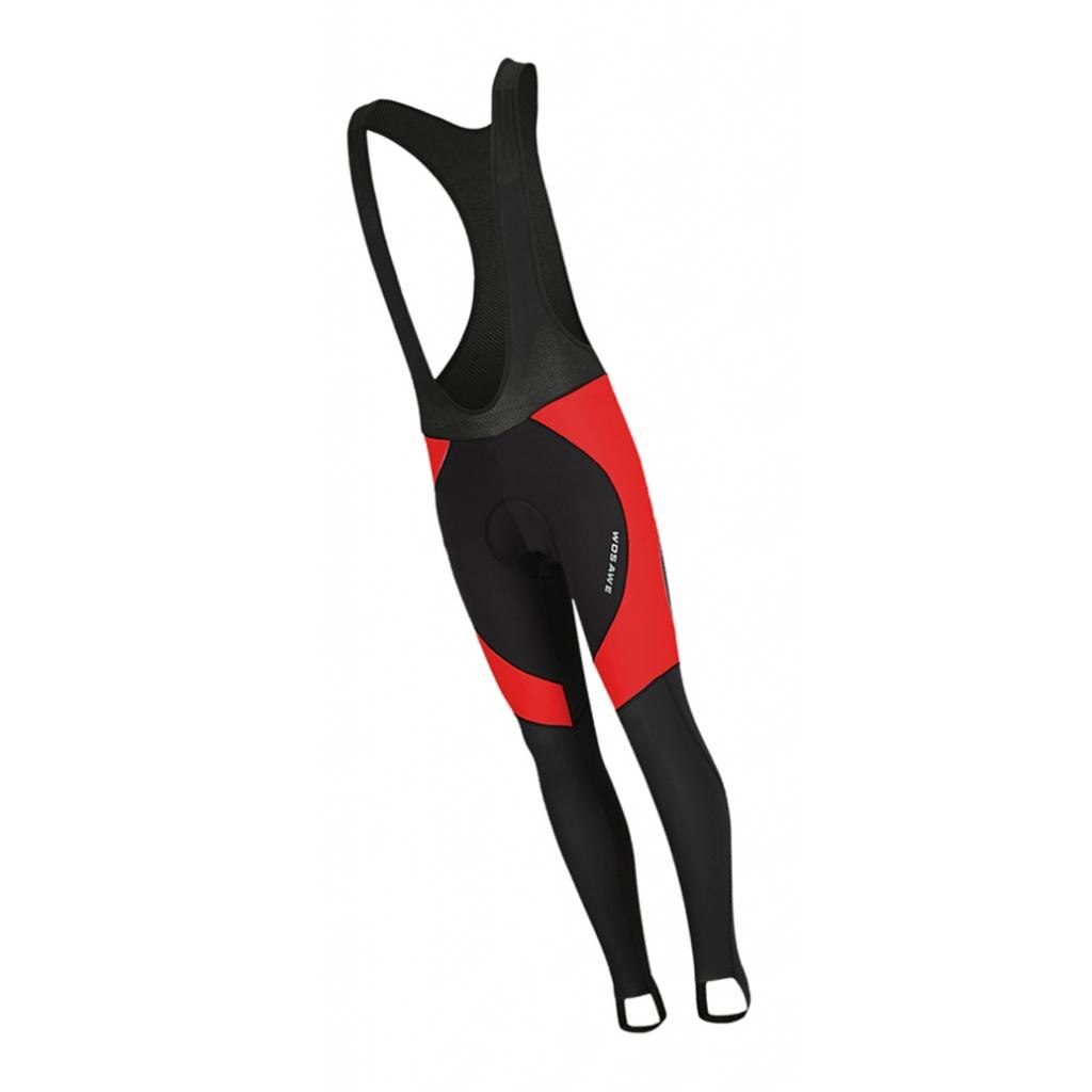 Thermal Fleece Cycling Bib Pants Compression Men Bike Riding Tights Leggings