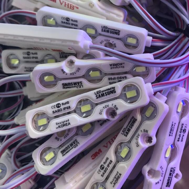 5630 Chip SMD 5730 3 LED Module Lighting 12V IP68 Waterproof White warm white Led Modules Ultra Bright Sign Strip Backlight