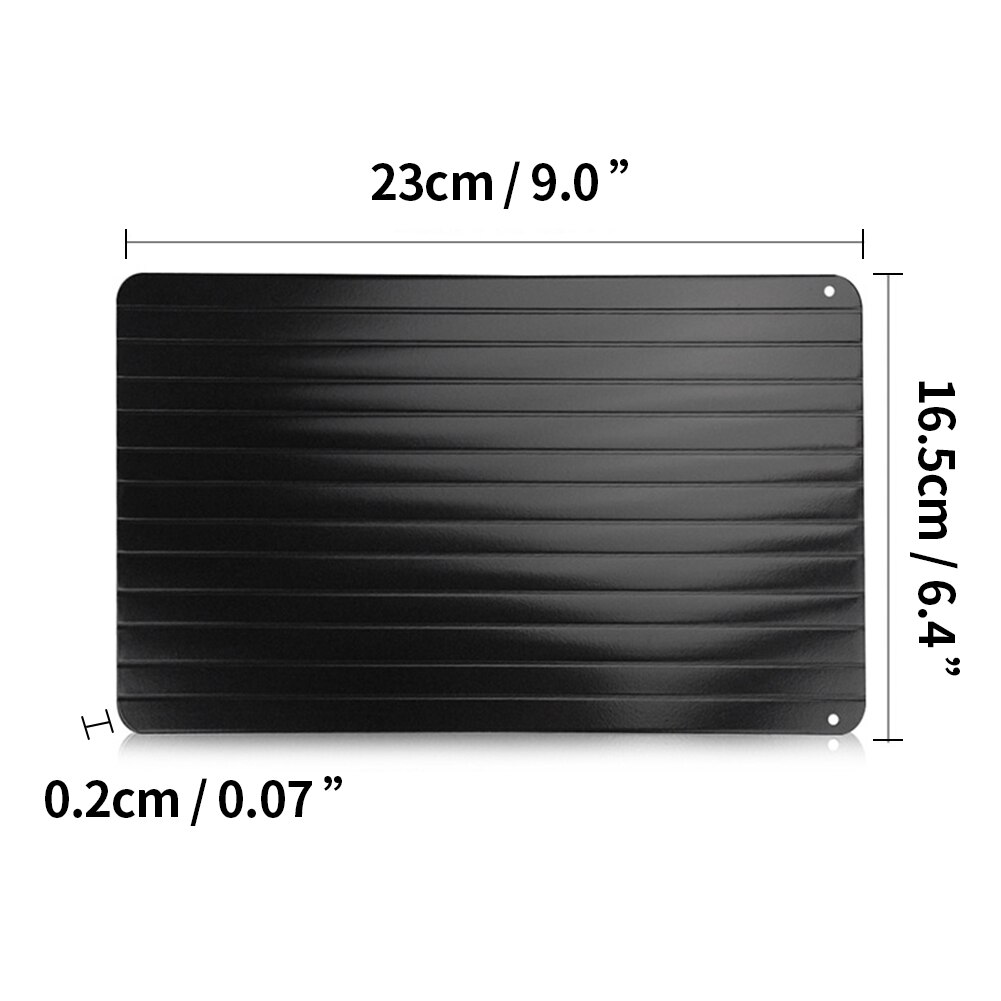 Defrosting Tray Silicone Corners Frozen Food Thaw Board Corners Fast Defrosting Plate Quick Thawing Defrost Mat Kitchen Tools: 23x16.5x0.2cm