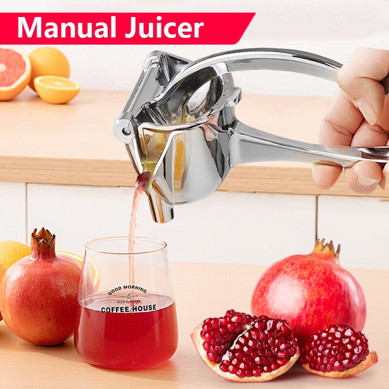 Aluminium Handleiding Sap Squeezer Hand Druk Fruitpers Granaatappel Citruspers Keuken Tool Accessoires