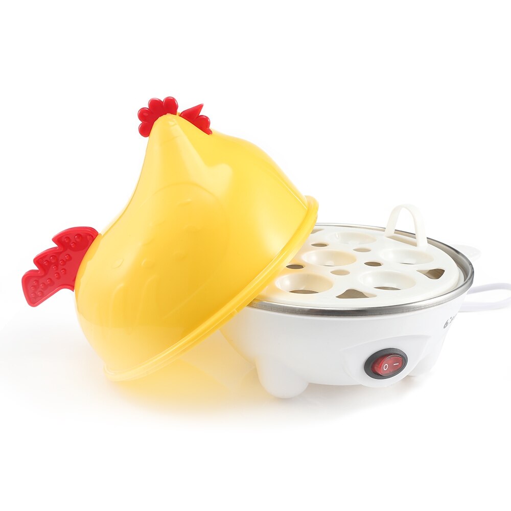 Household multifunctional electric steamed egg maker mini Cartoon chicken egg Cooker 7 hole egg steamer kitchen utensils